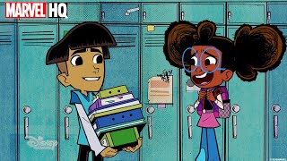 Meet Marvin Marvels Moon Girl And Devil Dinosaur