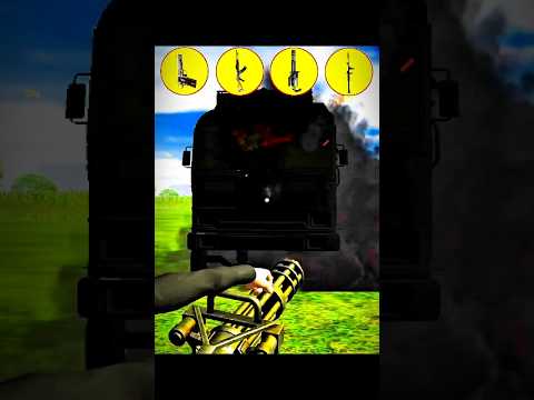 GUN VS TRUCK IN INDIAN BIKE DRIVING 3D #indianbikedriving3d #shorts