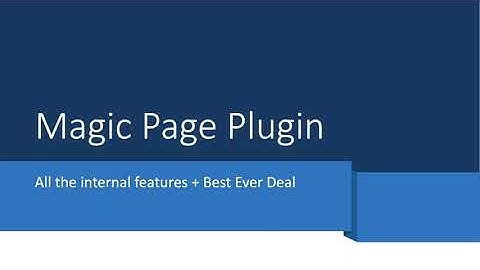 Understanding Every Tool Inside of Magic Page Plugin + Best Deal Ever