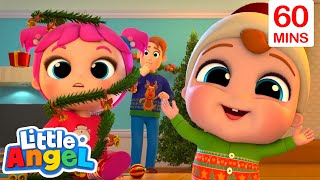 This Is The Way (We Get Ready For Xmas) | Little Angel | Kids Learn! | Nursery Rhymes | Sing Along