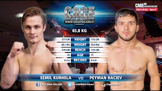 CAGE 59: Kurhela vs Haciev  (Complete MMA Fight)