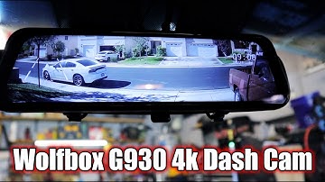 Wolfbox G930 10" 4k Dash Cam w/Backup Camera Installation