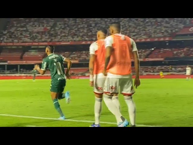 SP - Sao Paulo - 01/26/2022 - PAULISTA 2022, PALMEIRAS X PONTE PRETA - Rony  Palmeiras player celebrates his goal during a match against Ponte Preta at  the Arena Allianz Parque stadium