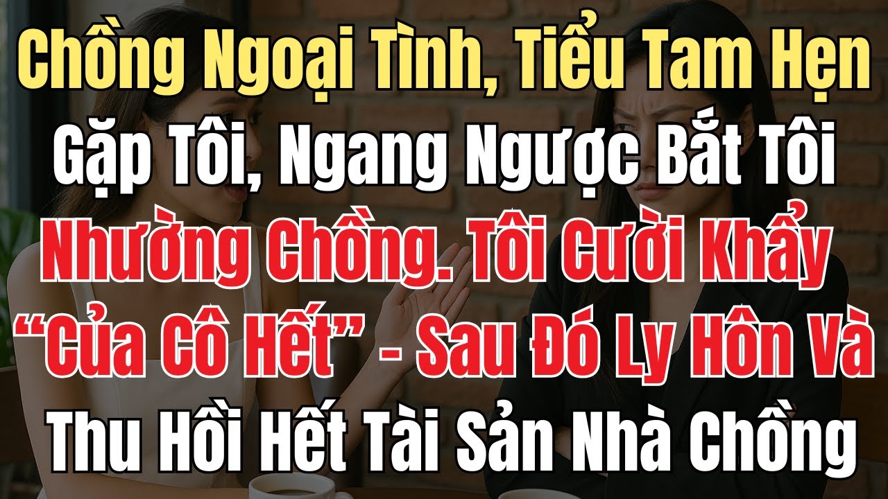 Chồng Ngoại Tình, Tiểu Tam Hẹn Gặp Tôi, Ngang Ngược Bắt Tôi Nhường Chồng. Tôi Cười Khẩy “Của Cô Hết”