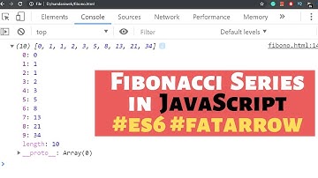 How to Program Fibonacci Series in JavaScript in Hindi