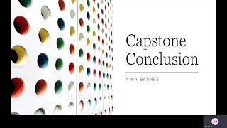 eLearning Capstone Conclusion