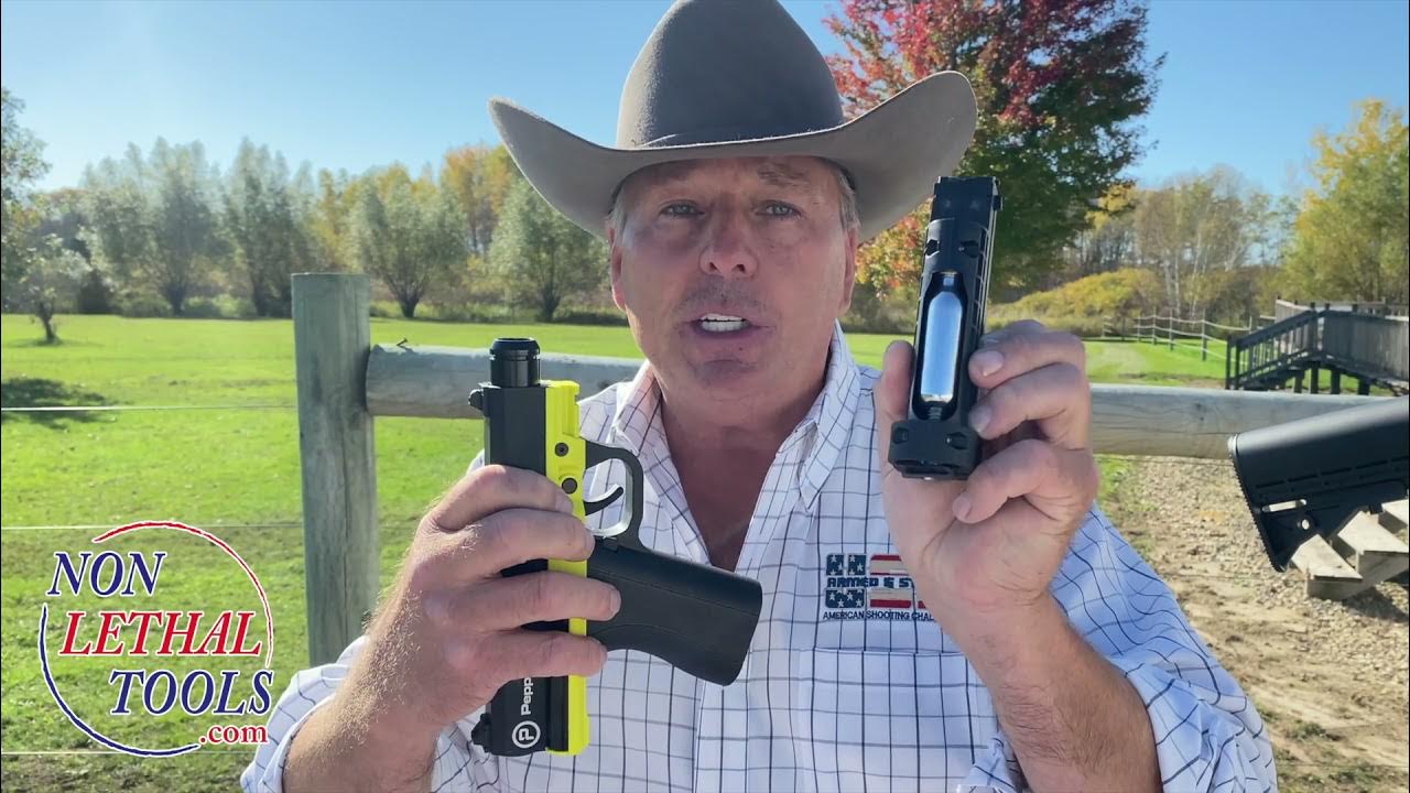 Pepperball /TCP Hand Gun Review and accuracy YouTube