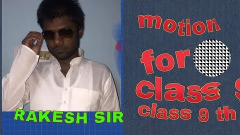 Motion in easy words