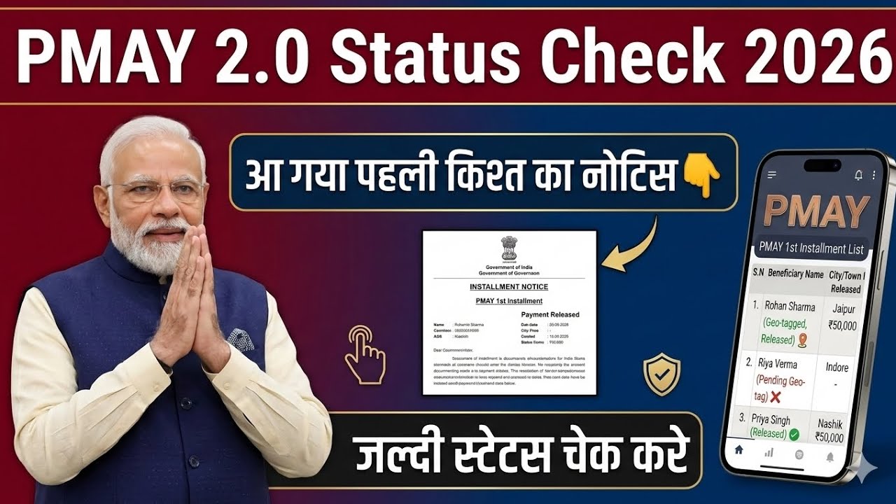 Pmay Status PMAY Status Check PMAY 2.0 Urban Status Check PM Awas Yojana Status ...