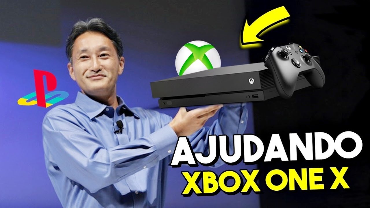 SONY ESTÁ AJUDANDO A MICROSOFT A VENDER O XBOX ONE X