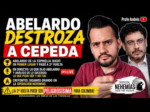 Video ABELARDO en SEGUNDA VUELTA: lo PELIGROSO está por venir Abelardo De la Espriella · segunda vuelta