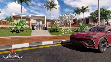 Animation - 3D Architecture Video - Lumion 10 - Private Villa Project - Compound - Exterior Design