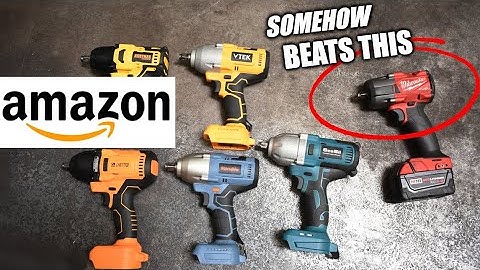 The Most Powerful Amazon Impact Wrenches vs Milwaukee: Not Bad!
