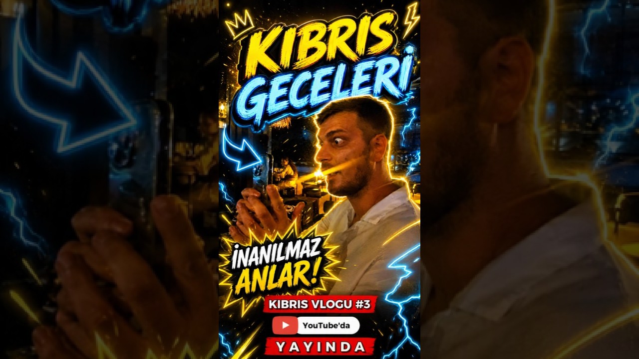 Kıbrıs Gecelerinde Şok Eden Dansöz Şovu! Kıbrıs Vlog #3 Yayında 🥂 #shorts