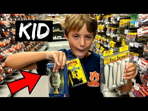 KID Picks My Lures Fishing CHALLENGE (8-Year-Old) 