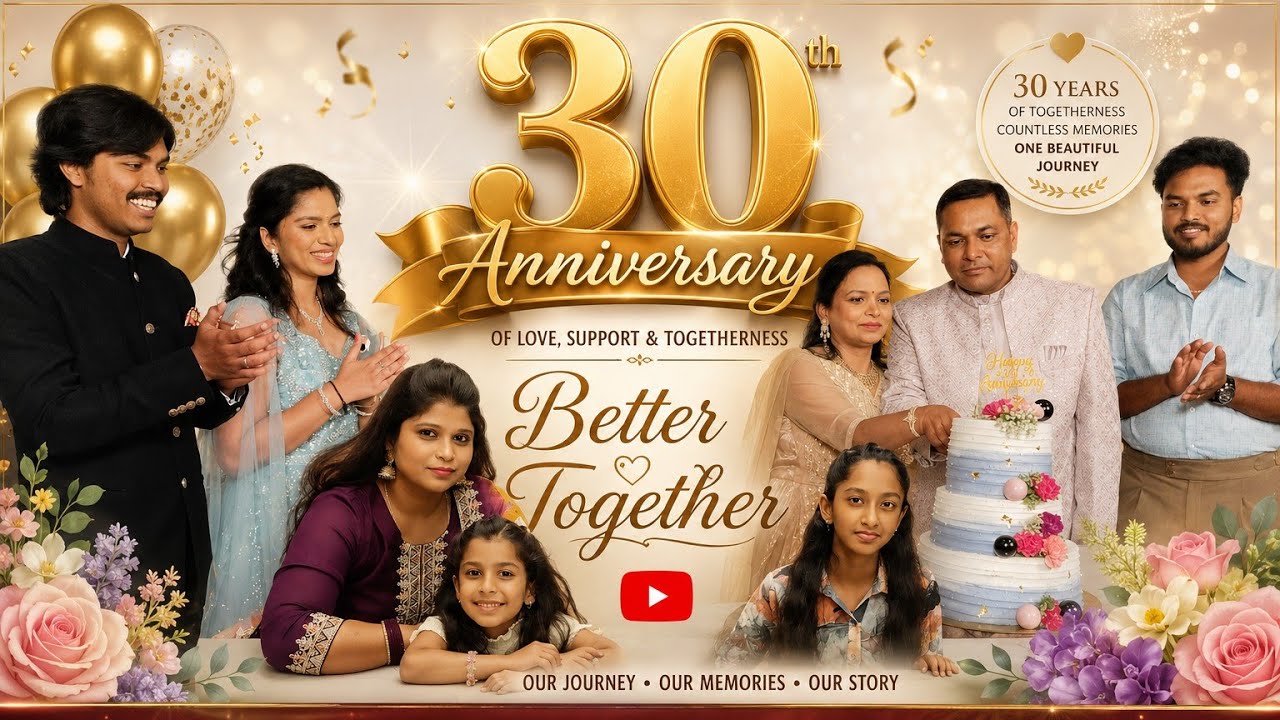 30 Anniversary Harish ️ Suma Congratulations 8/05/2026 My My Best ...