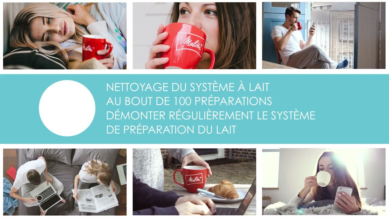 Melitta® Latticia® OT | Machines à expresso à grains | Nettoyage
