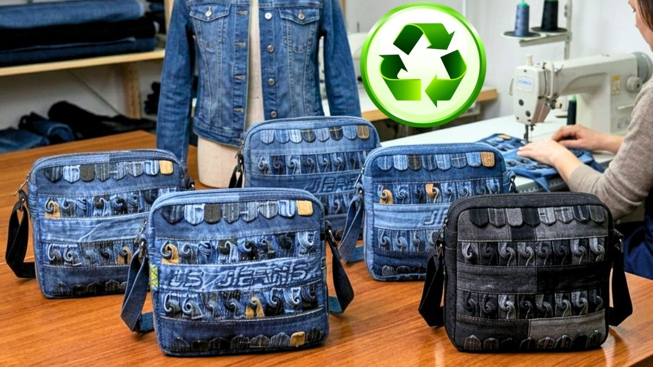 Идея на миллион шлевок! На сегодня это ЛУЧШАЯ ИДЕЯ утилизации шлевок от джинсов!