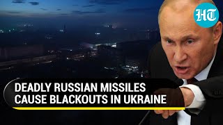 Ukraine goes dark as 50 Russian missiles bombard energy infra; Emergency shutdown launched