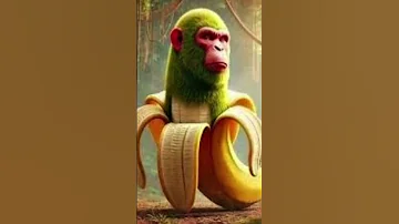Chimpanzee Bananini Wa Wa Wa Monkey 