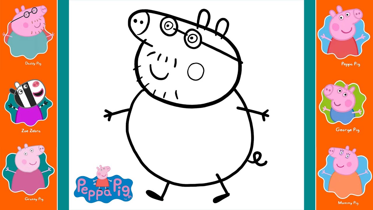 How To Draw Daddy Pig PEPPA PIG Easy Drawing Daddy Pig PEPPA PIG how-to-draw-daddy-pig-peppa-pig-easy-drawing-daddy-pig-peppa-pig