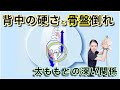 背中が硬い…実は“太ももと骨盤のサボり”が原因だった！　｜201