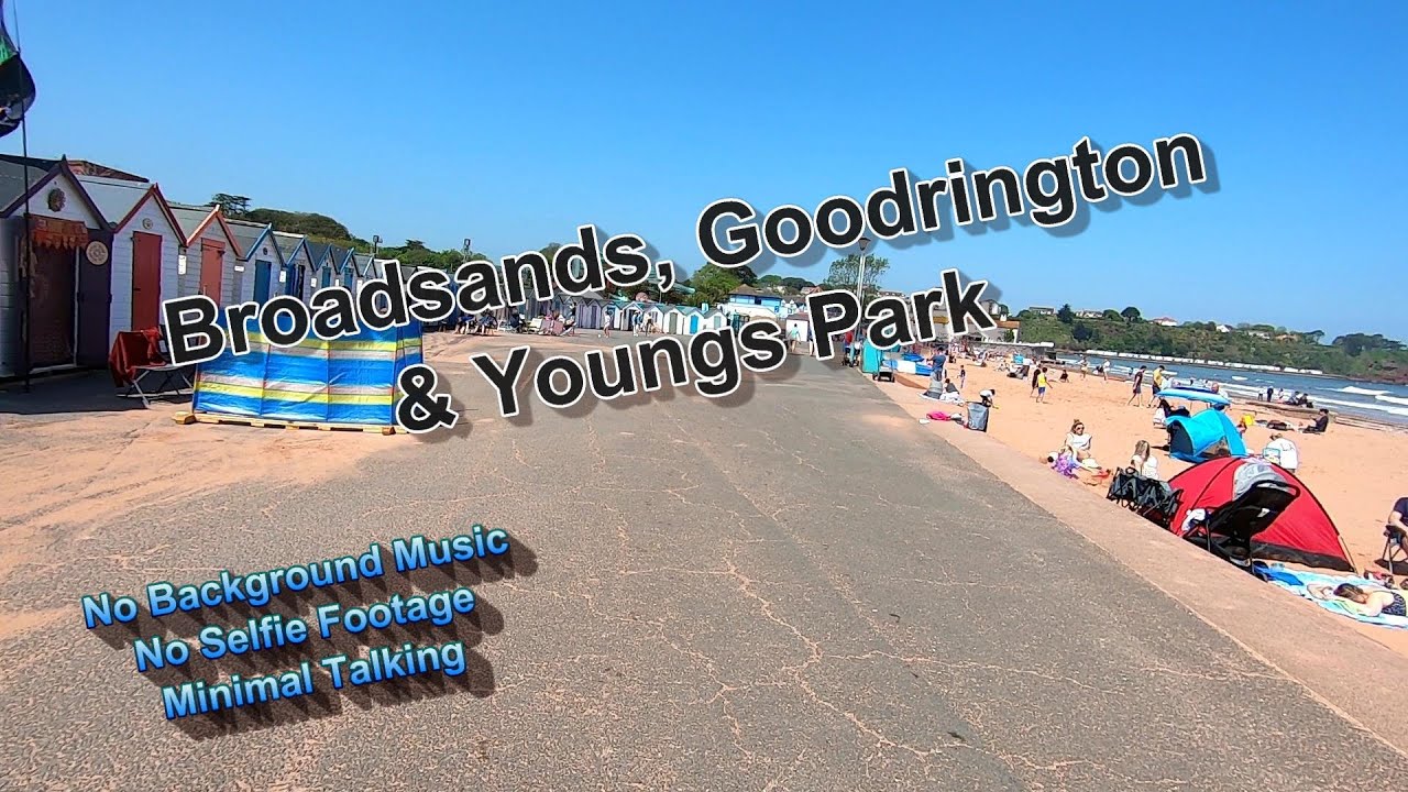 A Virtual Walk Along Broadsand's Beach, Goodrington Beach and Young's