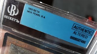 BECKETT - AUTHENTIC ALTERED - THE BEST SCAM in 2019