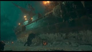 Frankenstein (2025) Netflix Movie - Frankenstein Lifts a Ship Scene