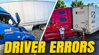 EPIC DRIVER ERRORS COMPILATION! Trailer Roll Over