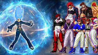 [Mugen KOF]  Wicked Diamond Kula Vs Chris, Iori Yagami TEam