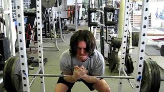 Tim - partial zercher lift 405lbs. for 2 reps