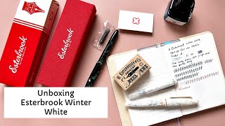 New Pen Day | Unboxing Esterbrook Winter White | Vergleich mit Kaweco Mineral White #fountainpen