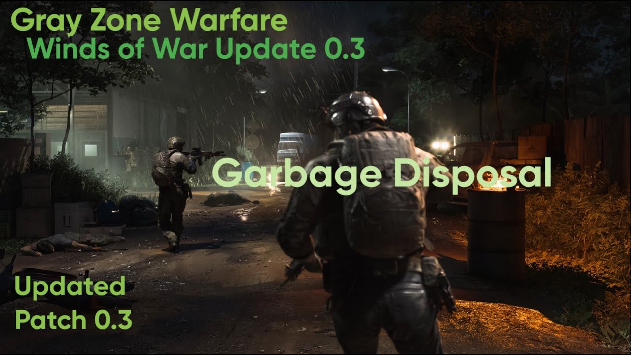 Gray Zone Warfare 0.3 Update - Artisan - Garbage Disposal Task (Mithras)