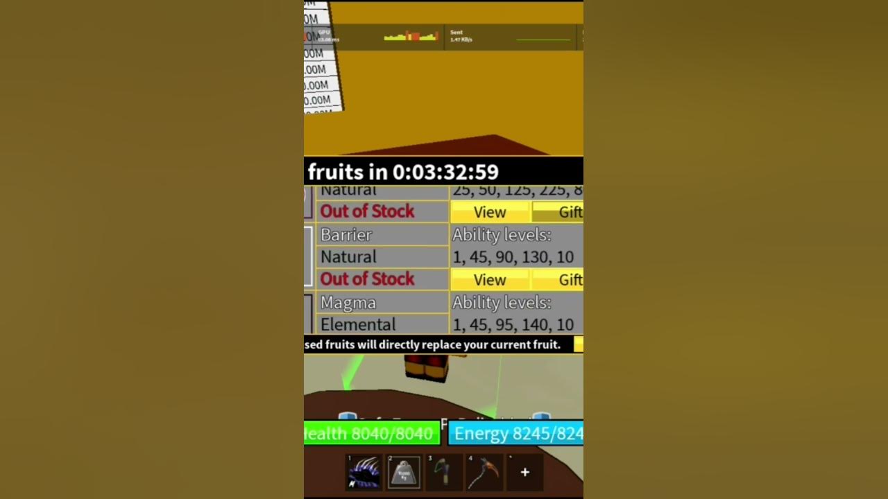 New Blox Fruit Stock! #3d - YouTube