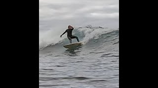 Surfing Coal Point (Bruny island Tasmania)