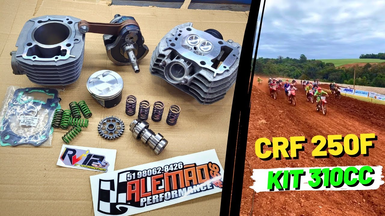 CRF 250F 79mm BATEU 39 CV`s?! - KIT 310CC - PREPARAÇÃO ALEMÃO PERFORMANCE