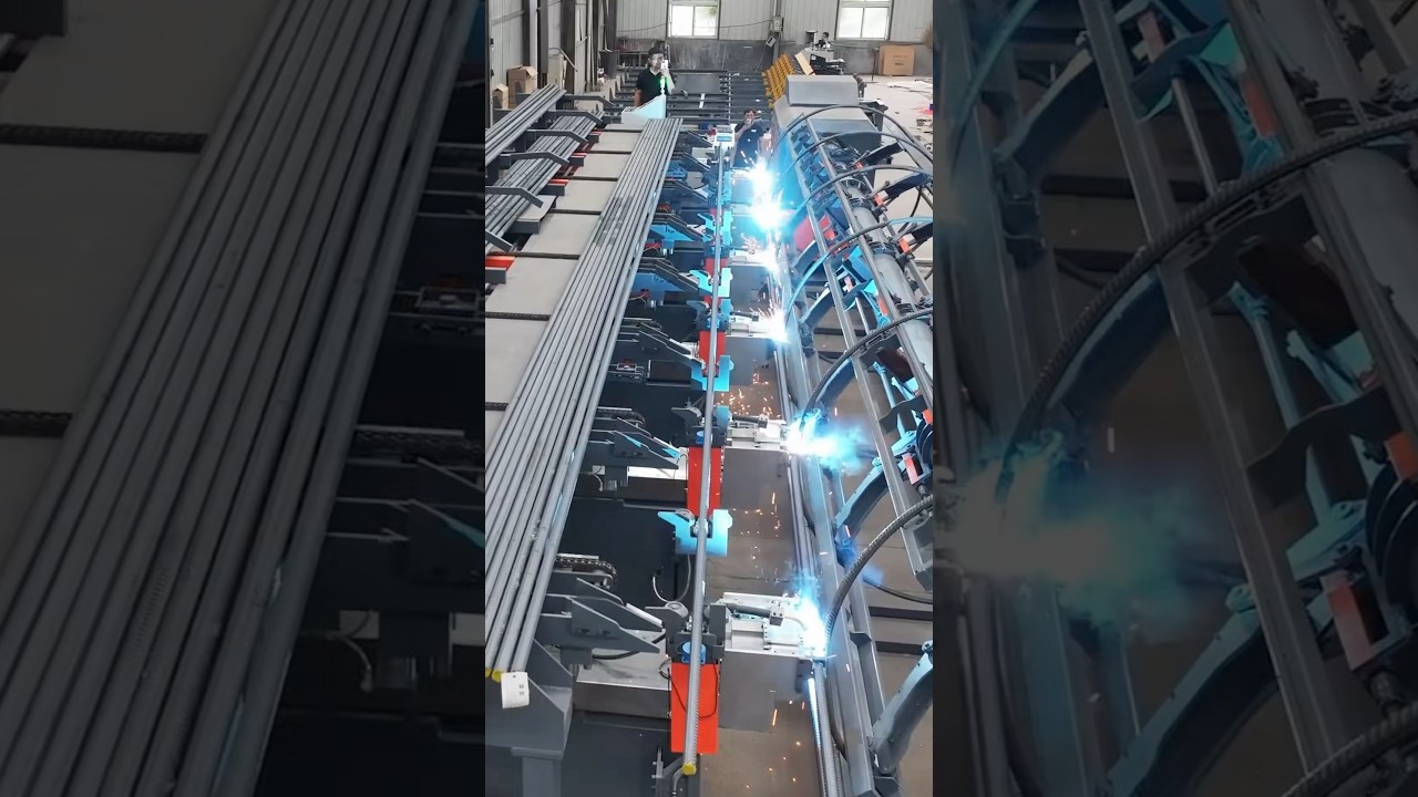 How This Automated Rebar Cage Machine is Changing Construction Forever #automobile #works