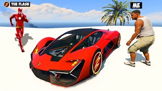 I Stole THE FLASH'S SUPERCAR From THE FLASH in GTA 5!