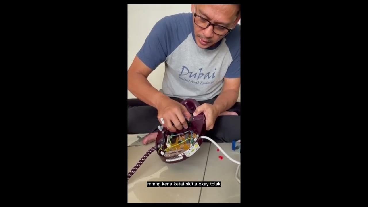 Repair Steam Iron Philips GC7808 Tak Keluar Wap DIY YouTube