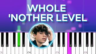 Gavin Magnus - A Whole 'Nother Level (Piano Tutorial)