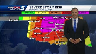 Monday May 6, 2024 Forecast: High Risk, tornado threat