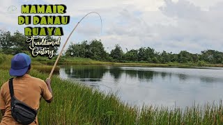MAMAIR IWAK HARUAN PAKAI TEKNIK PEMANGGIL IKAN PREDATOR DAN BUAYA