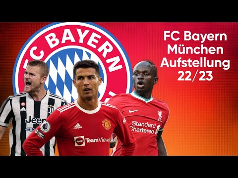 FC Bayern München Aufstellung 22/23 - YouTube