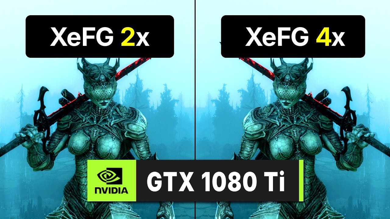 GTX 1080 Ti XeSS MFG — XeFG 2X vs 4X Performance Test! - YouTube