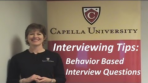Behavior Based Interview Questions