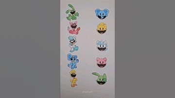 Poppy playtime smiling critters3 matching line puzzle🧩