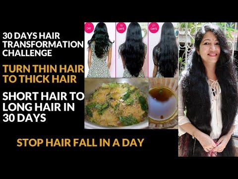 She turned her Thin hair to Thick hair in 30 Days - Aloevera Hair oil ...