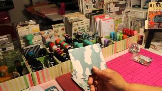 GOSSAMER BLUE MARCH LIFE PAGES KIT & LAWN FAWN STAMPS