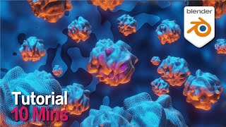 Creative 10 minutes in blender_Sci-fi Abstract Procedural Dark Matter Animation